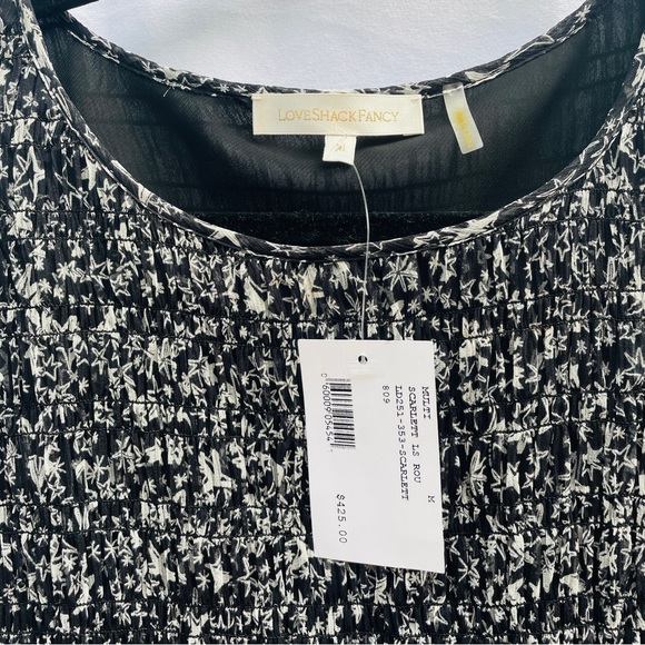 (New with Tags) LoveShackFancy Scarlett Mini Dress - Picture 10 of 11